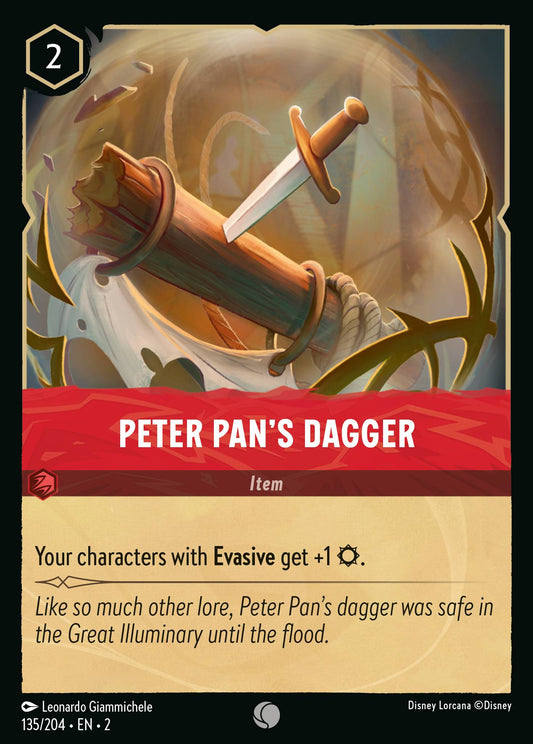 Peter Pan's Dagger - Common Lorcana Card