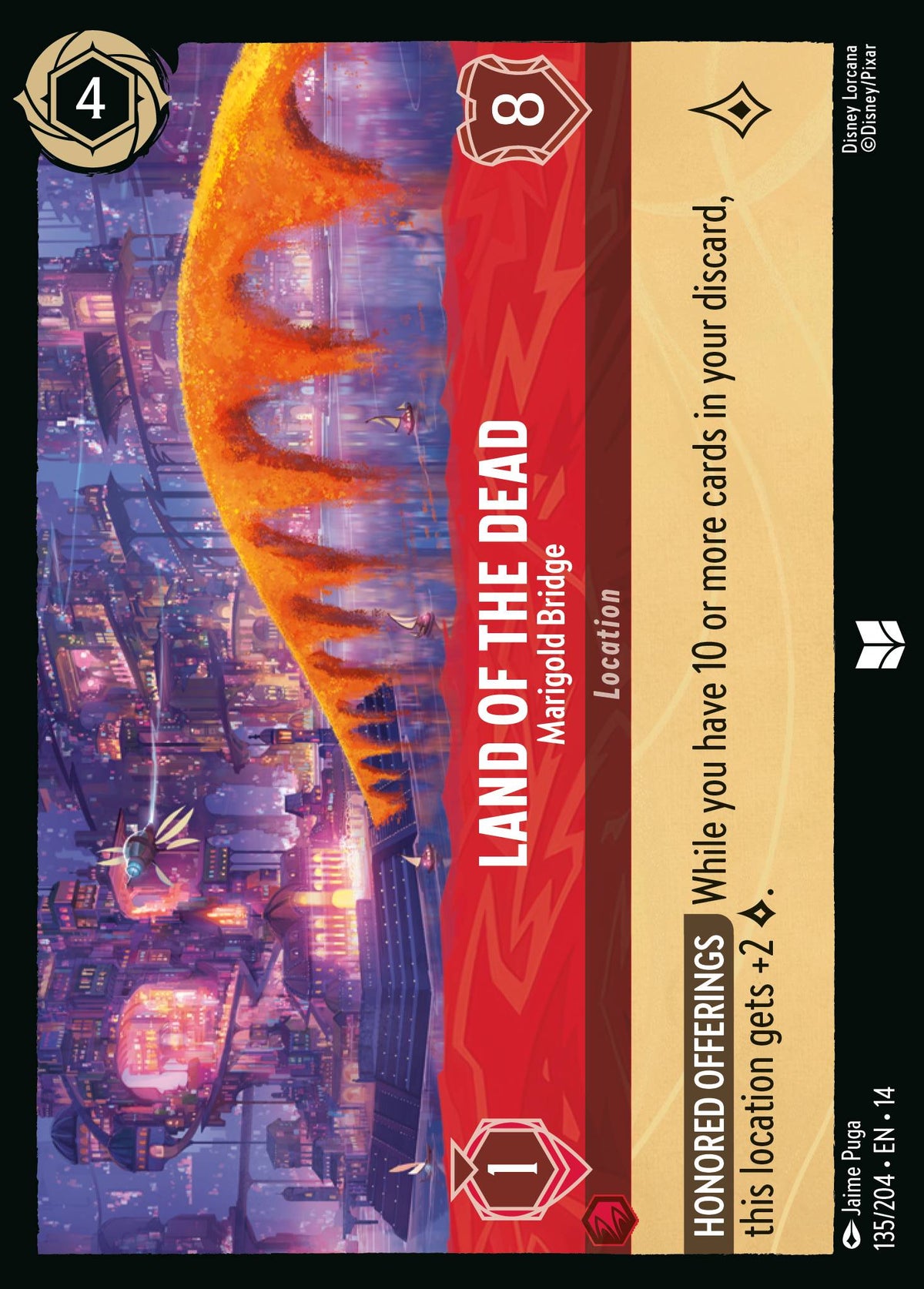 Land of the Dead - Marigold Bridge - Disney Lorcana