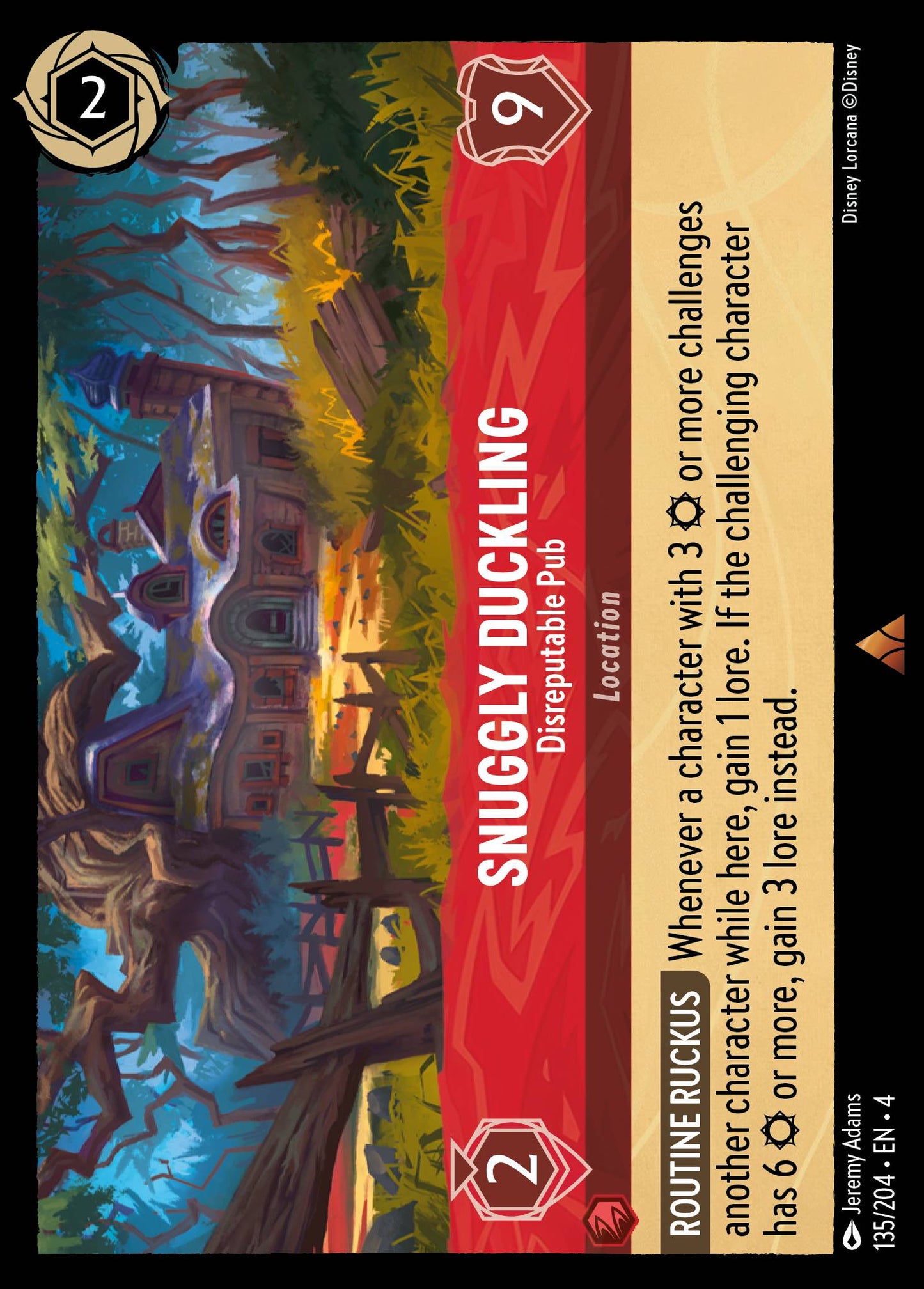 Snuggly Duckling - Disreputable Pub - Rare Lorcana Card