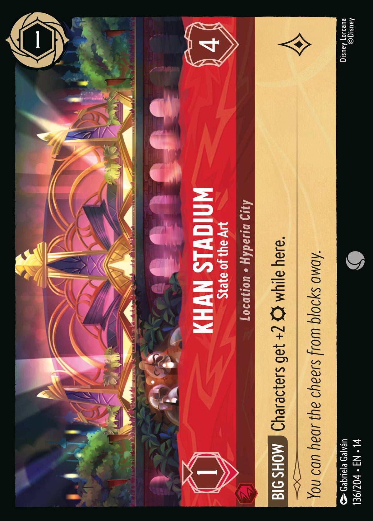 Khan Stadium - State of the Art - Common Lorcana Card