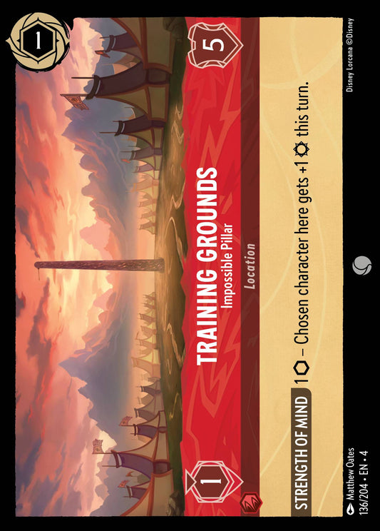Training Grounds - Impossible Pillar - Common Lorcana Card