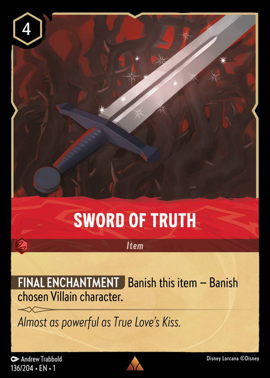 Sword of Truth - Rare Lorcana Card