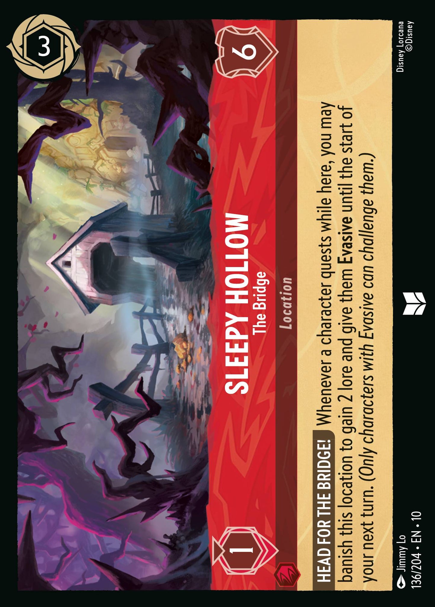 Sleepy Hollow - The Bridge - Uncommon Lorcana Card