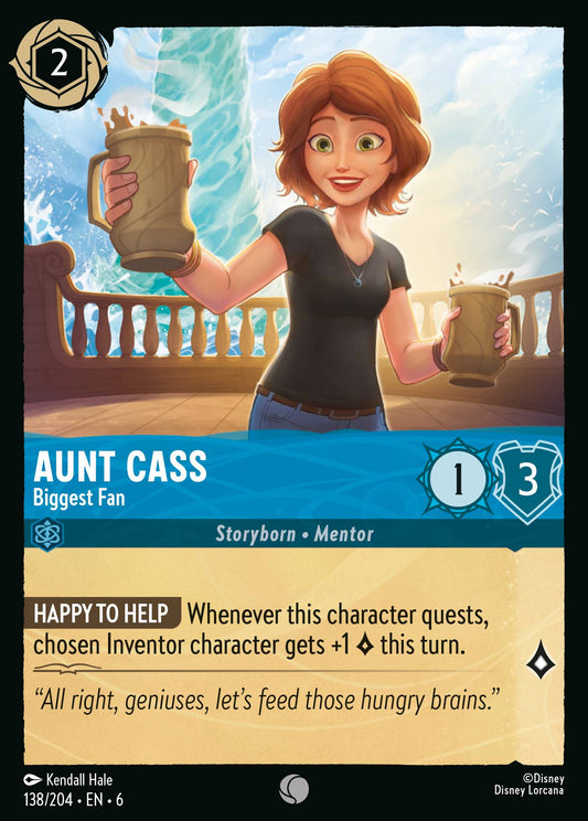 Aunt Cass - Biggest Fan - Common Lorcana Card