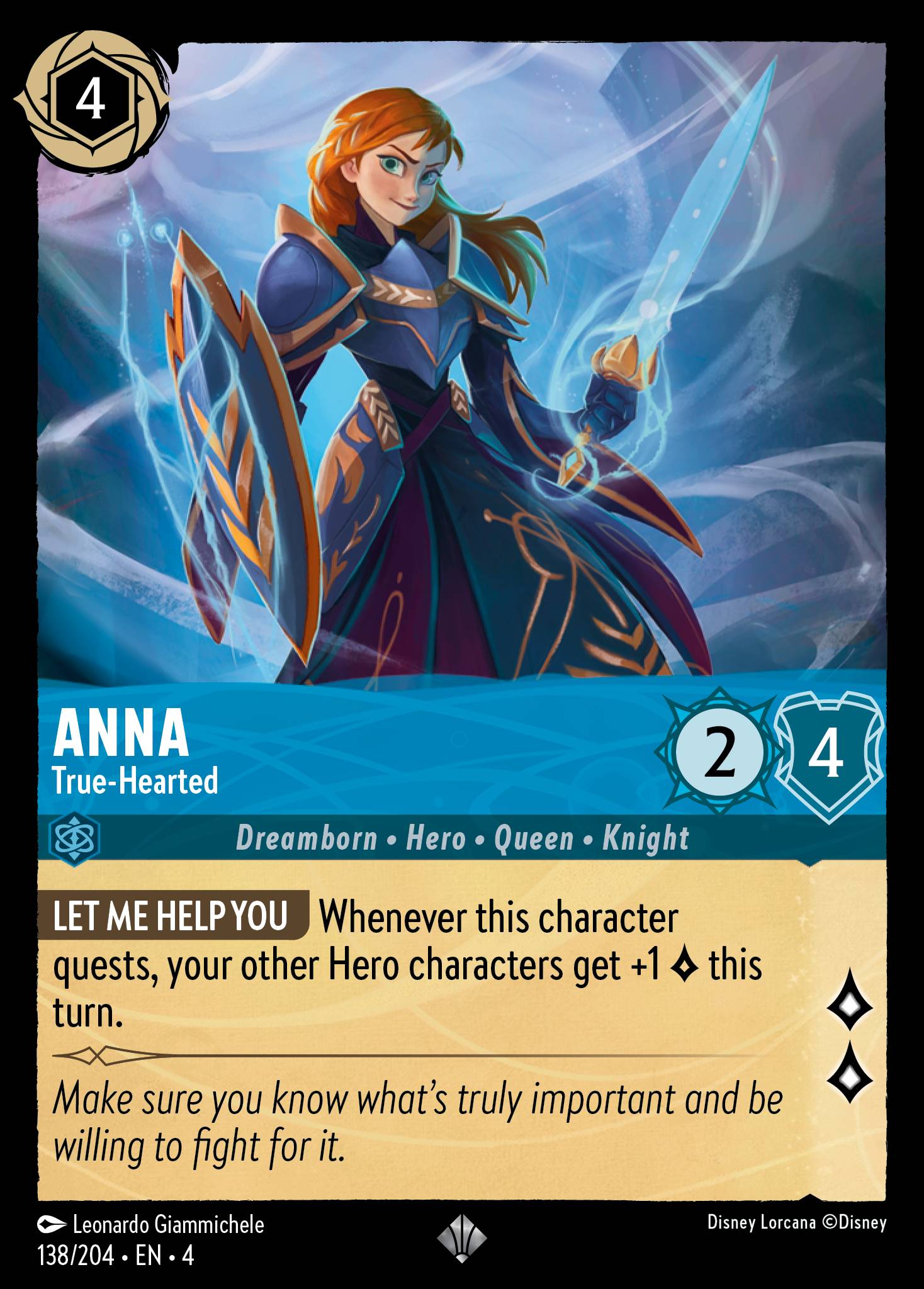 Anna - True-Hearted (Super Rare)
