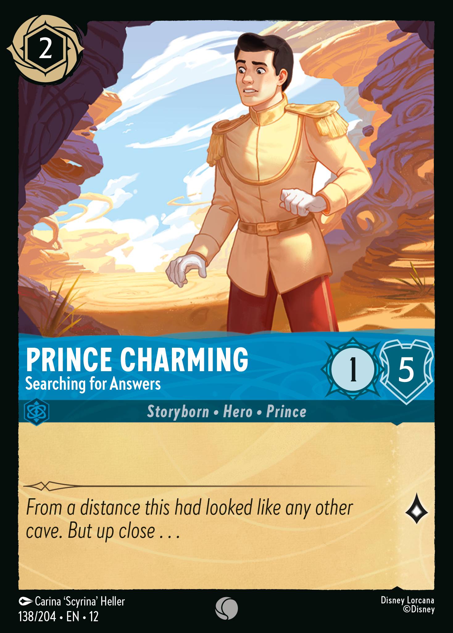 Prince Charming - Searching for Answers - Common Lorcana Card