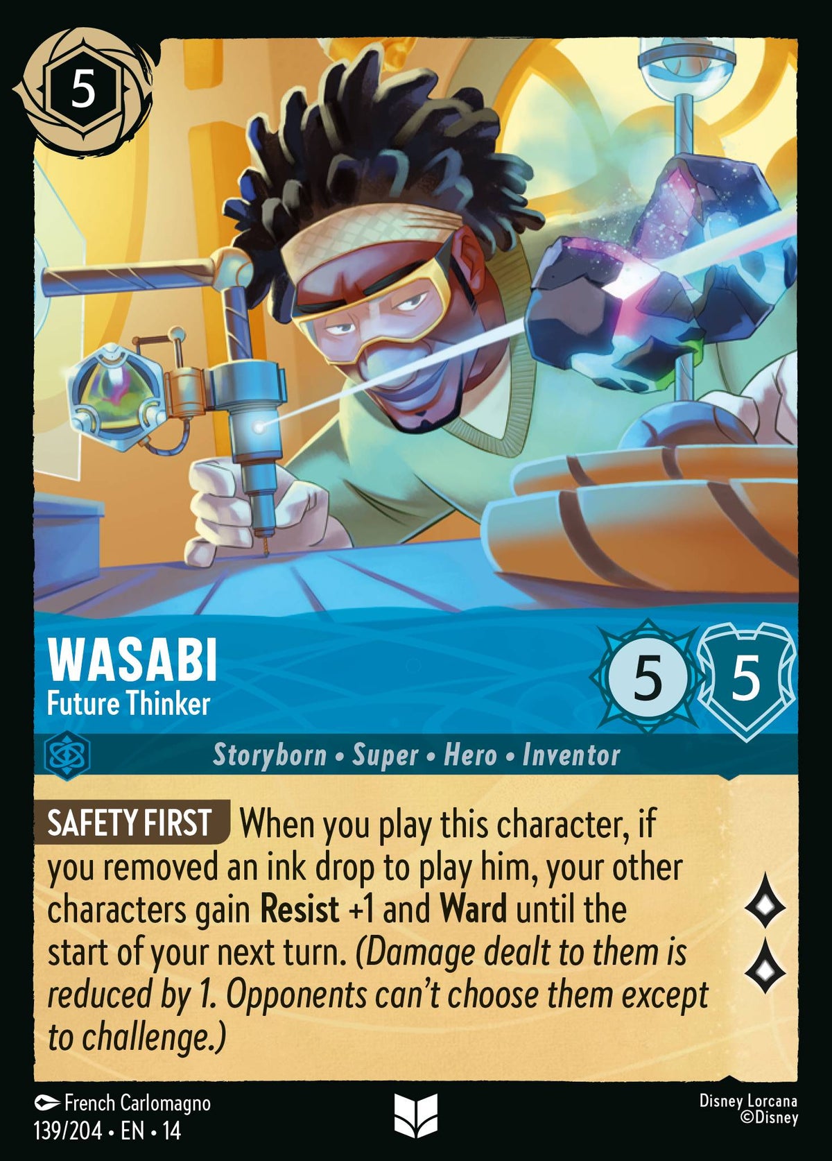 Wasabi - Future Thinker - Uncommon Lorcana Card