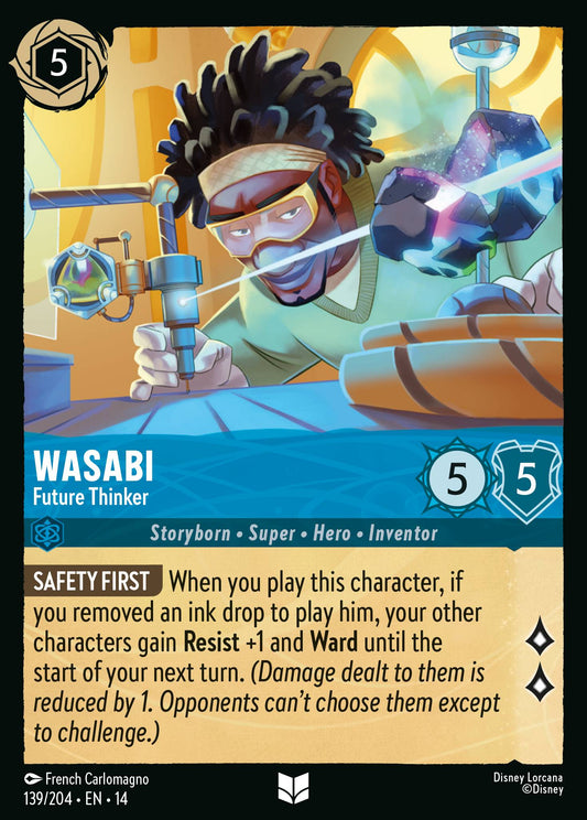 Wasabi - Future Thinker - Uncommon Lorcana Card