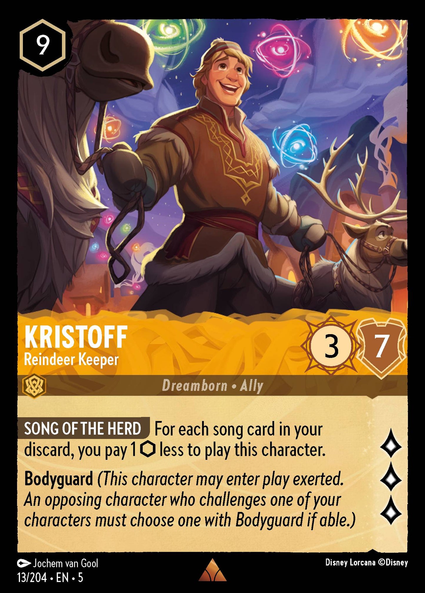 Kristoff - Reindeer Keeper - Disney Lorcana Card