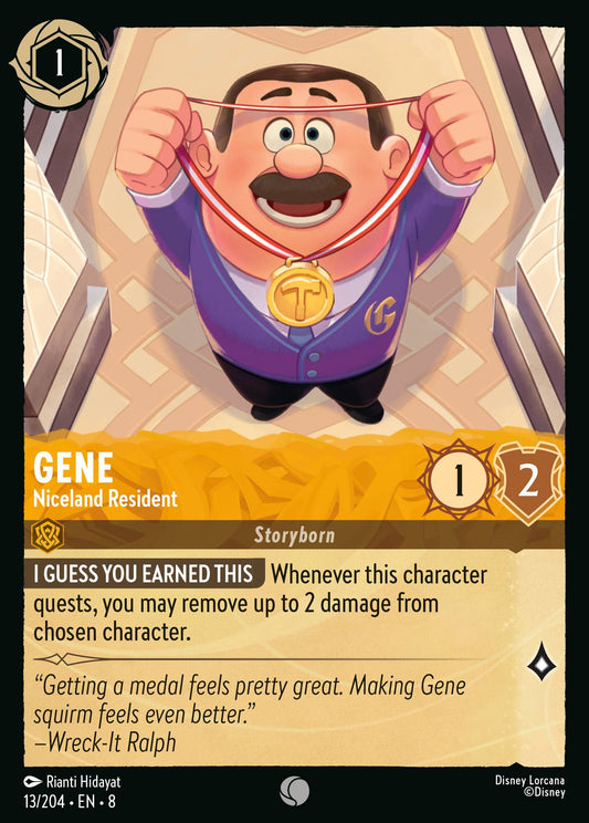 Gene - Niceland Resident - Common Lorcana Card
