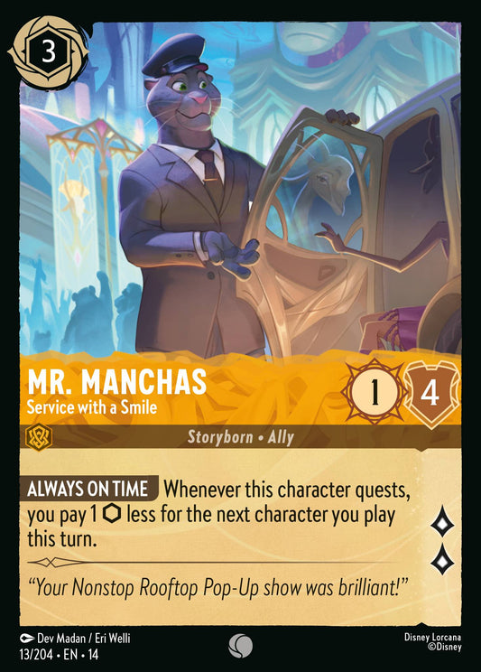 Mr. Manchas - Service with a Smile - Common Lorcana Card