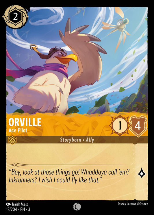 Orville - Ace Pilot - Common Lorcana Card