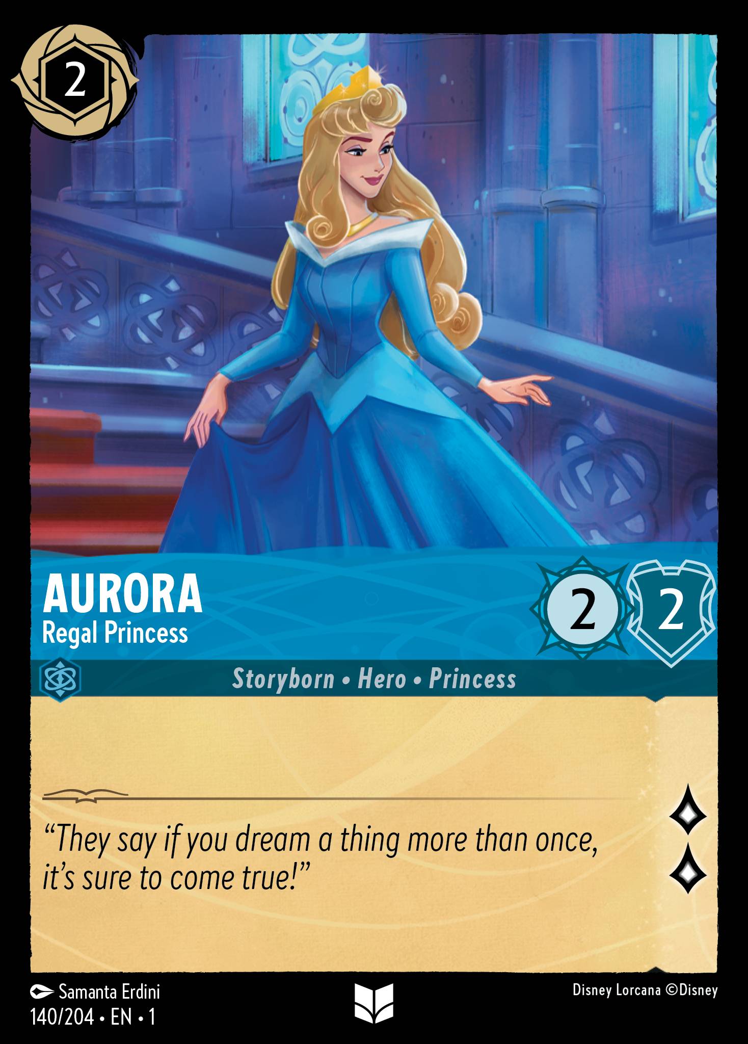 Aurora - Regal Princess - Disney Lorcana Card