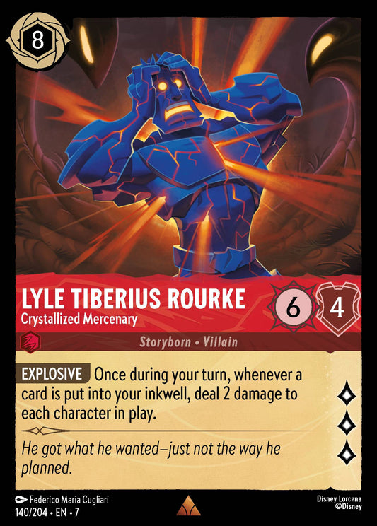 Lyle Tiberius Rourke - Crystallized Mercenary (Rare)