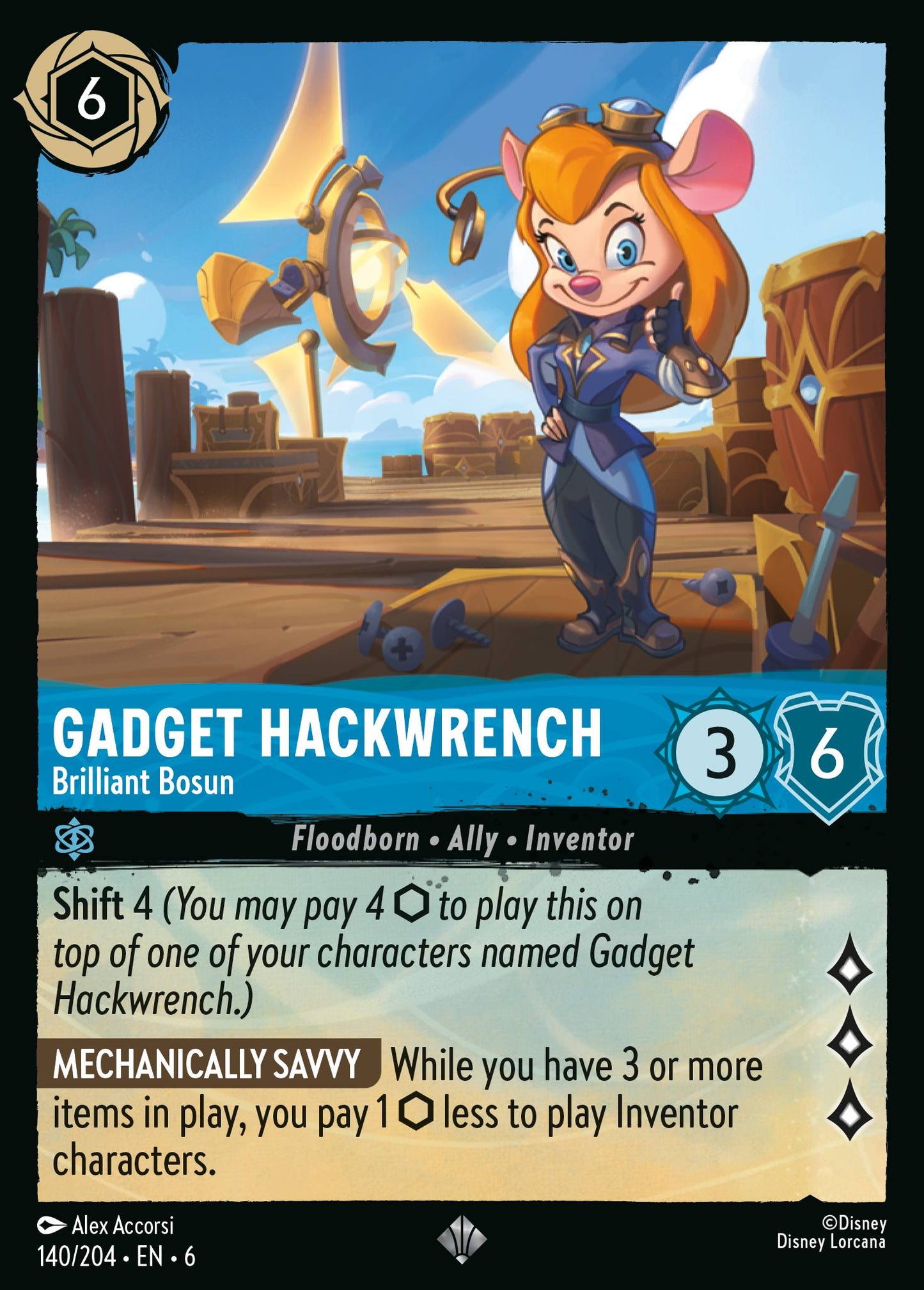Gadget Hackwrench - Brilliant Bosun (Super Rare)