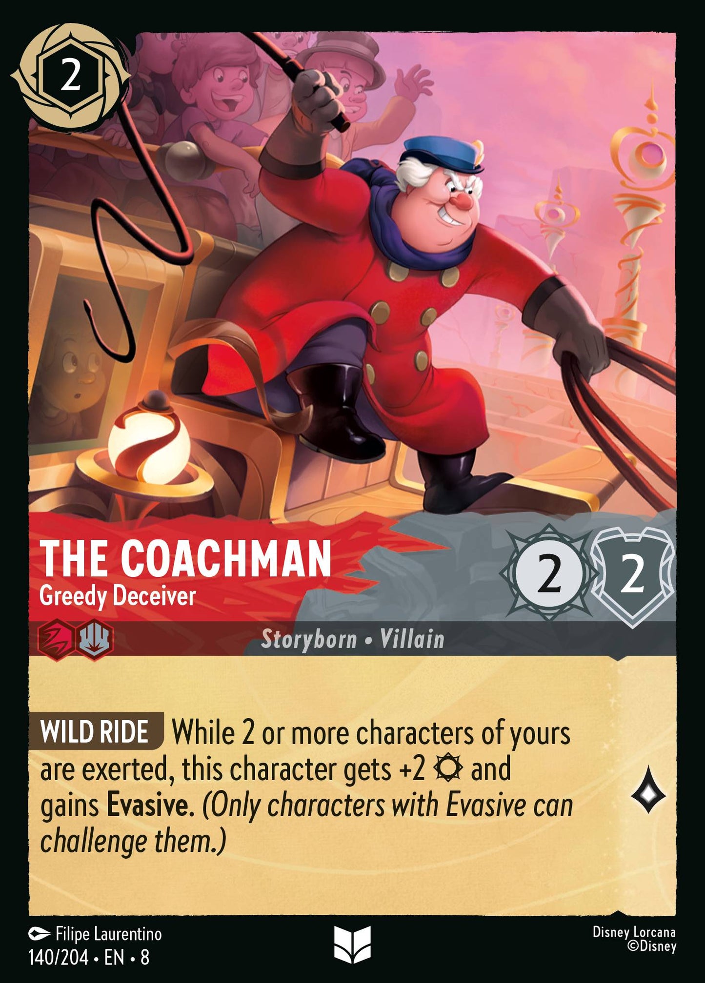 The Coachman - Greedy Deceiver - Uncommon Lorcana Card