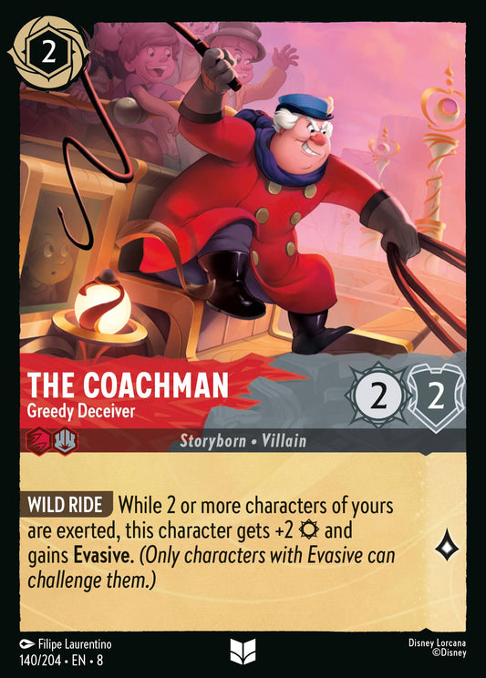 The Coachman - Greedy Deceiver - Uncommon Lorcana Card