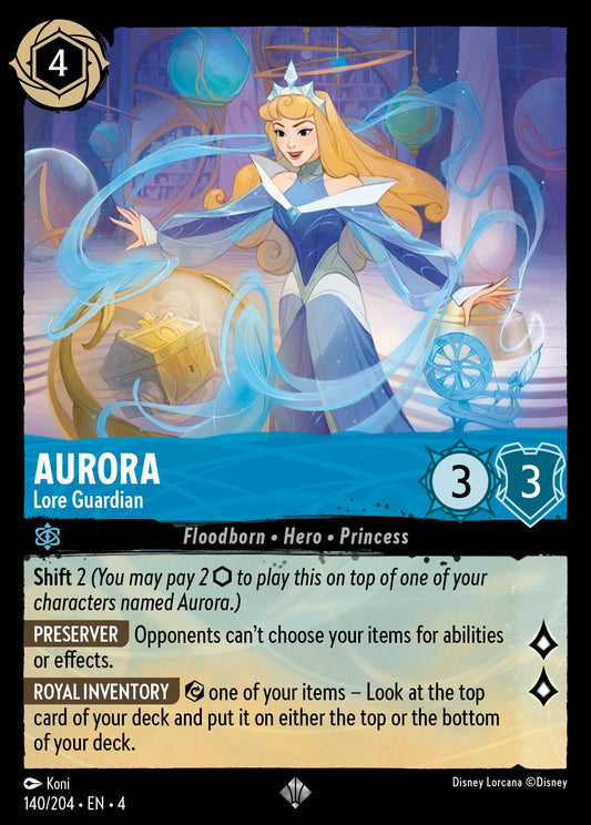 Aurora - Lore Guardian - Super Rare Lorcana Card