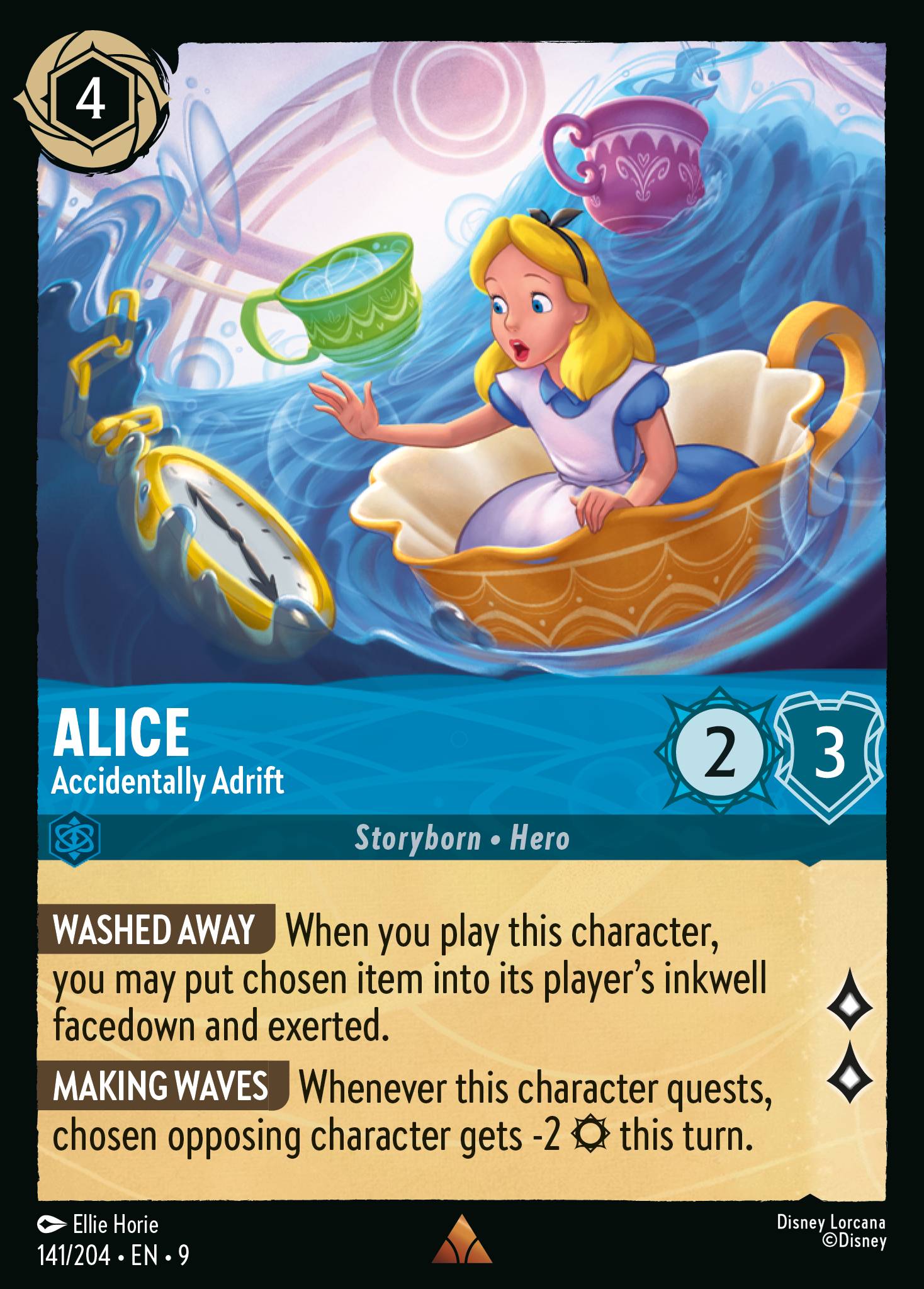 Alice - Accidentally Adrift - Disney Lorcana Card