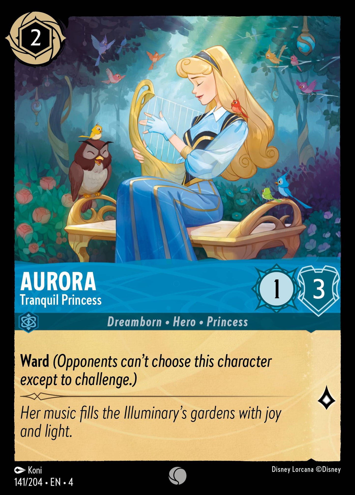 Aurora - Tranquil Princess - Disney Lorcana Card