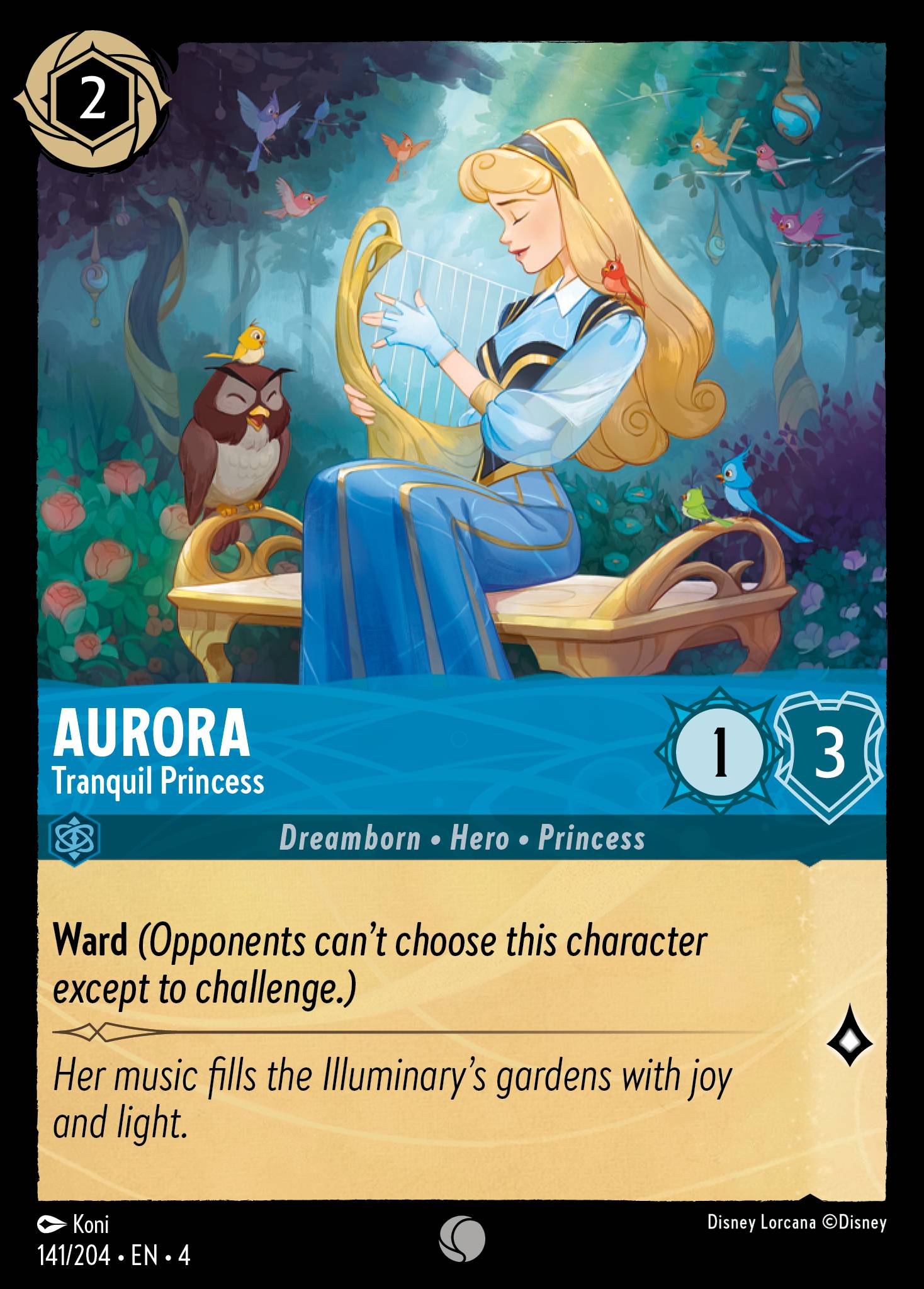Aurora - Tranquil Princess - Disney Lorcana Card