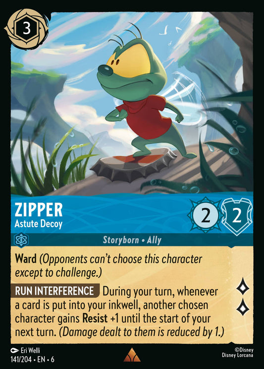 Zipper - Astute Decoy - Rare Lorcana Card