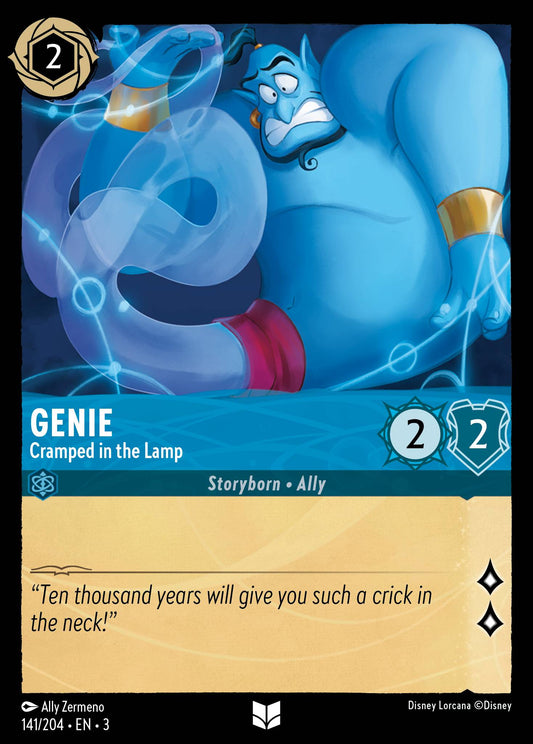 Genie - Cramped in the Lamp - Uncommon Lorcana Card