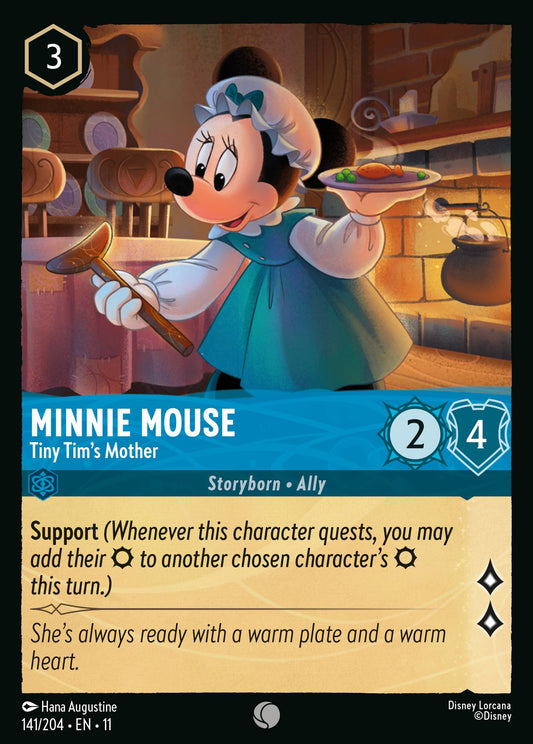 Minnie Mouse - Tiny Tim's Mother - Common Lorcana Card