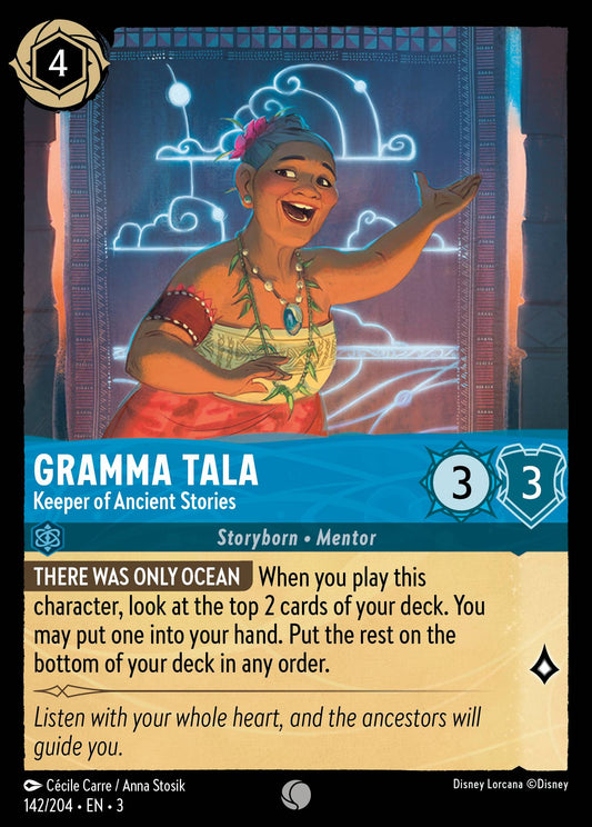 Gramma Tala - Keeper of Ancient Stories - Common Lorcana Card