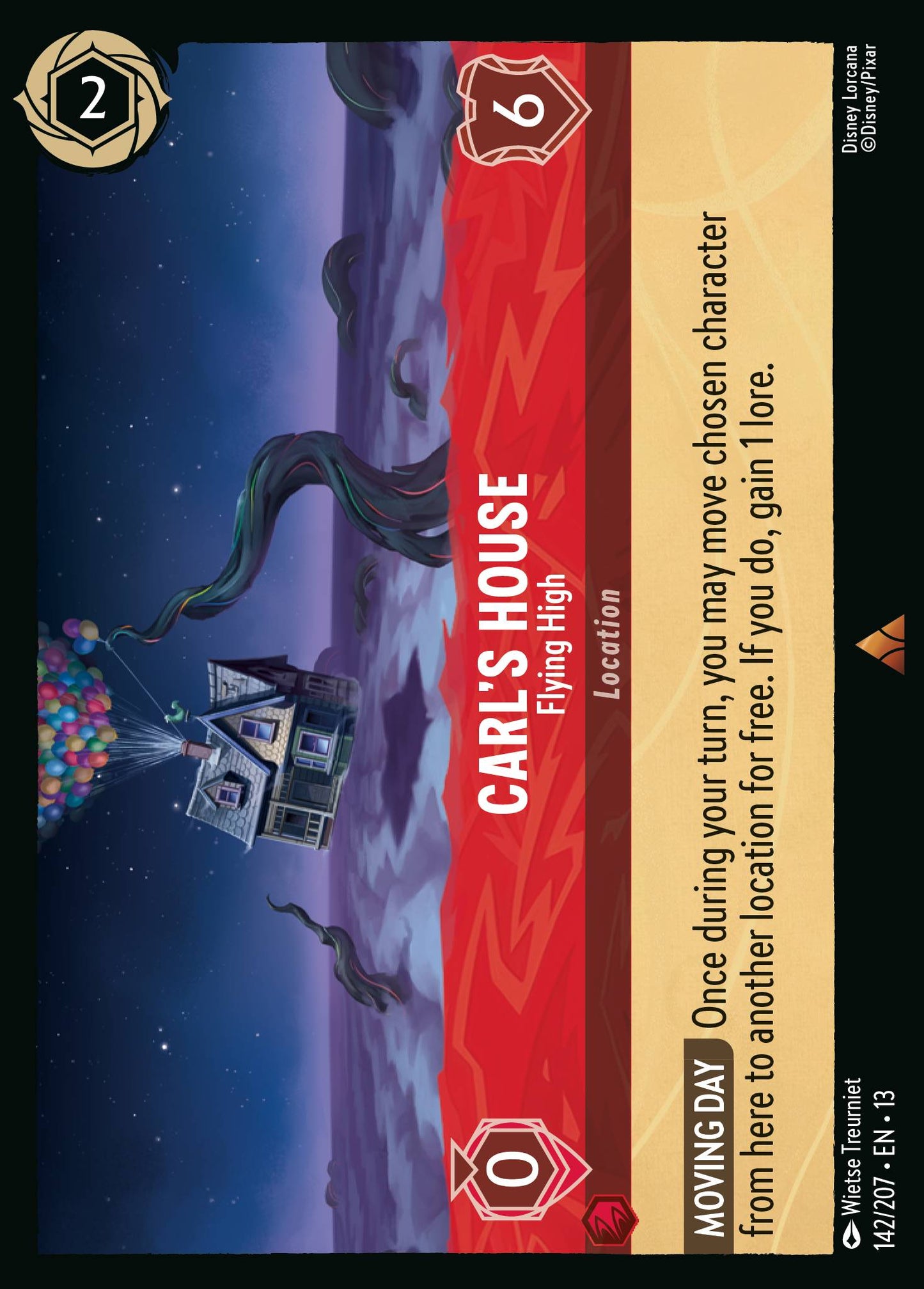 Carl's House - Flying High - Rare Lorcana Card