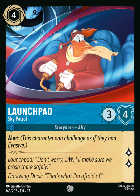 Launchpad - Sky Patrol - Common Lorcana Card