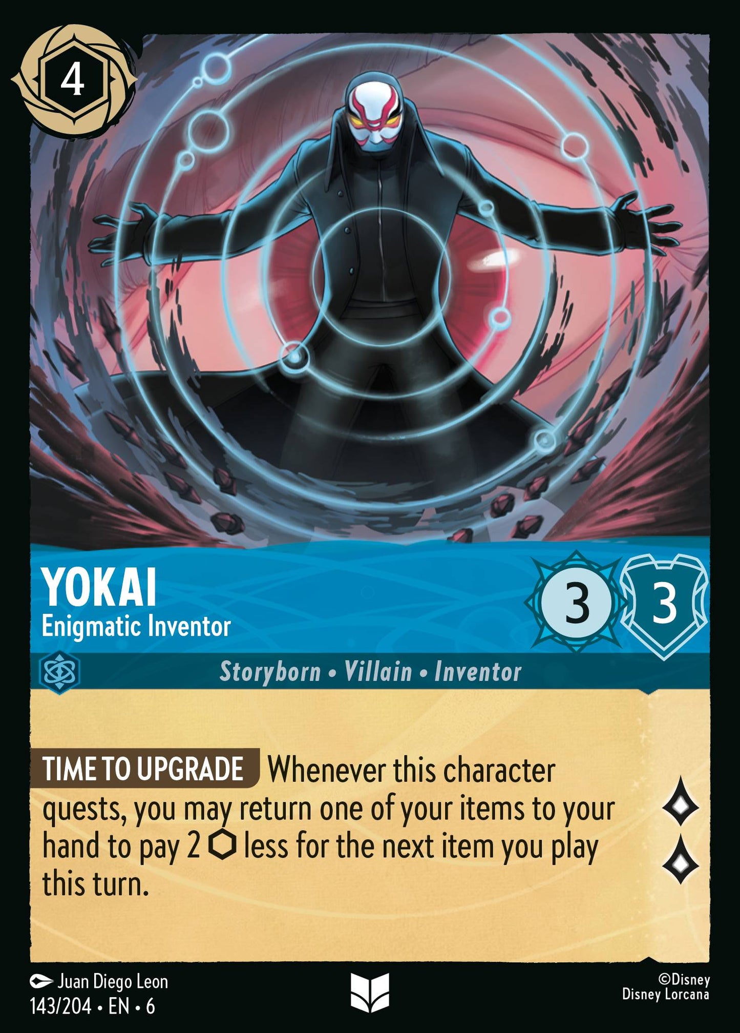 Yokai - Enigmatic Inventor - Uncommon Lorcana Card