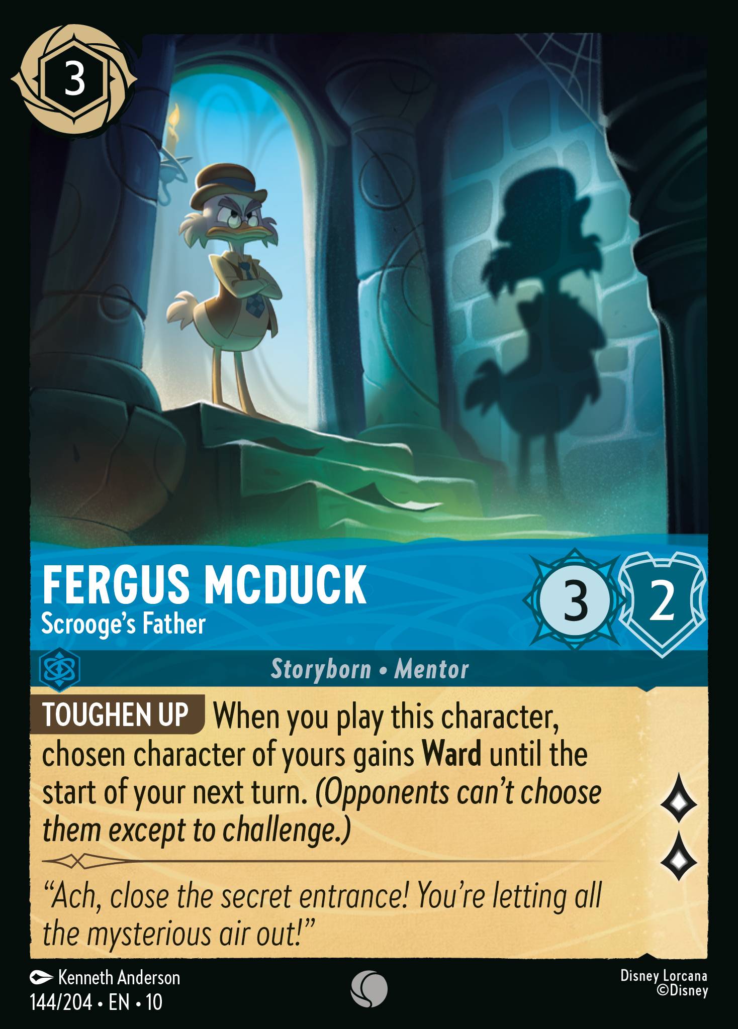 Fergus McDuck - Scrooge's Father - Common Lorcana Card