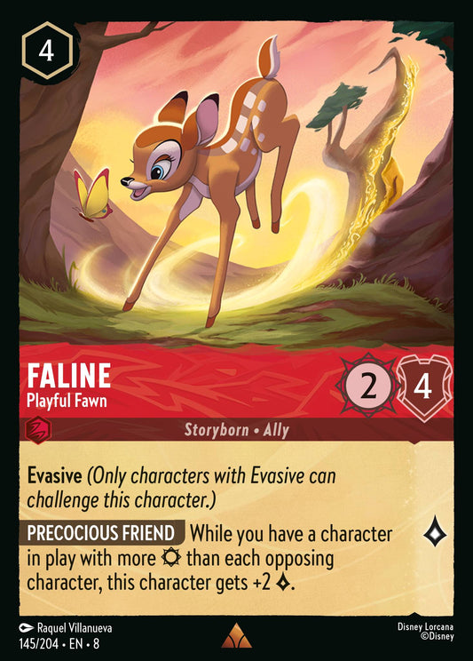 Faline - Playful Fawn - Rare Lorcana Card