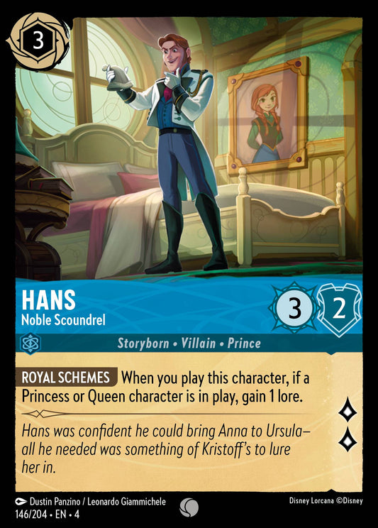 Hans - Noble Scoundrel - Disney Lorcana Card