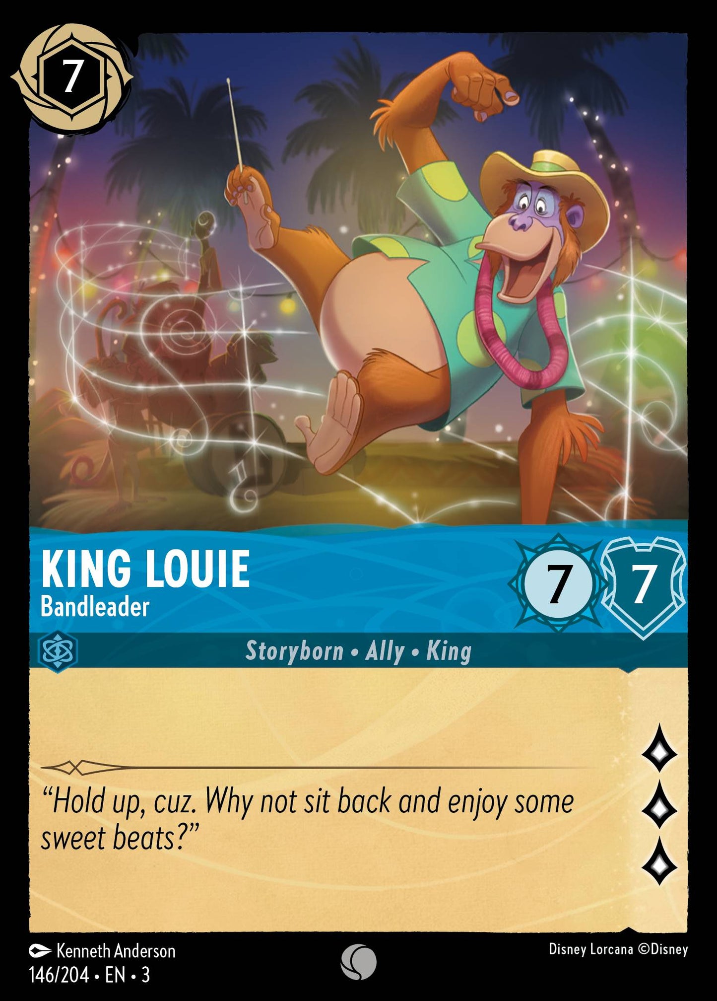 King Louie - Bandleader - Common Lorcana Card
