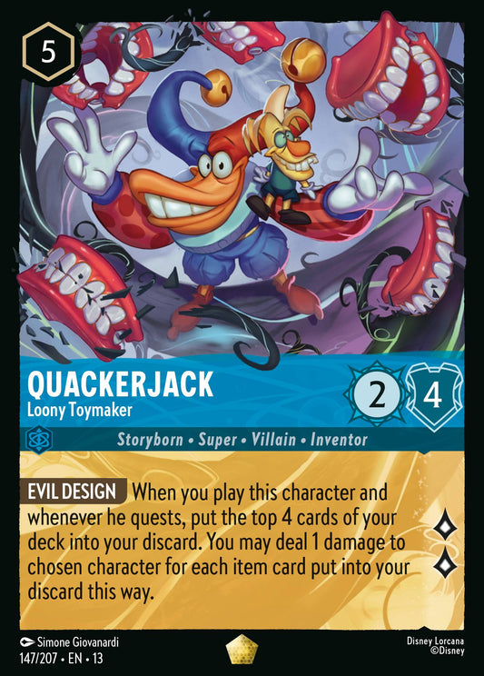 Quackerjack - Loony Toymaker - Legendary Lorcana Card
