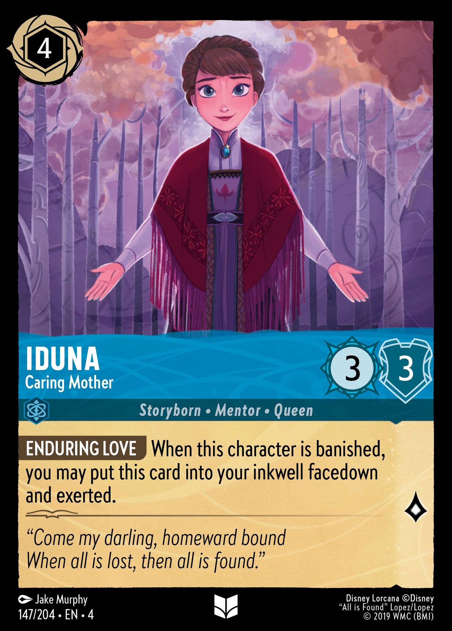 Iduna - Caring Mother - Uncommon Lorcana Card