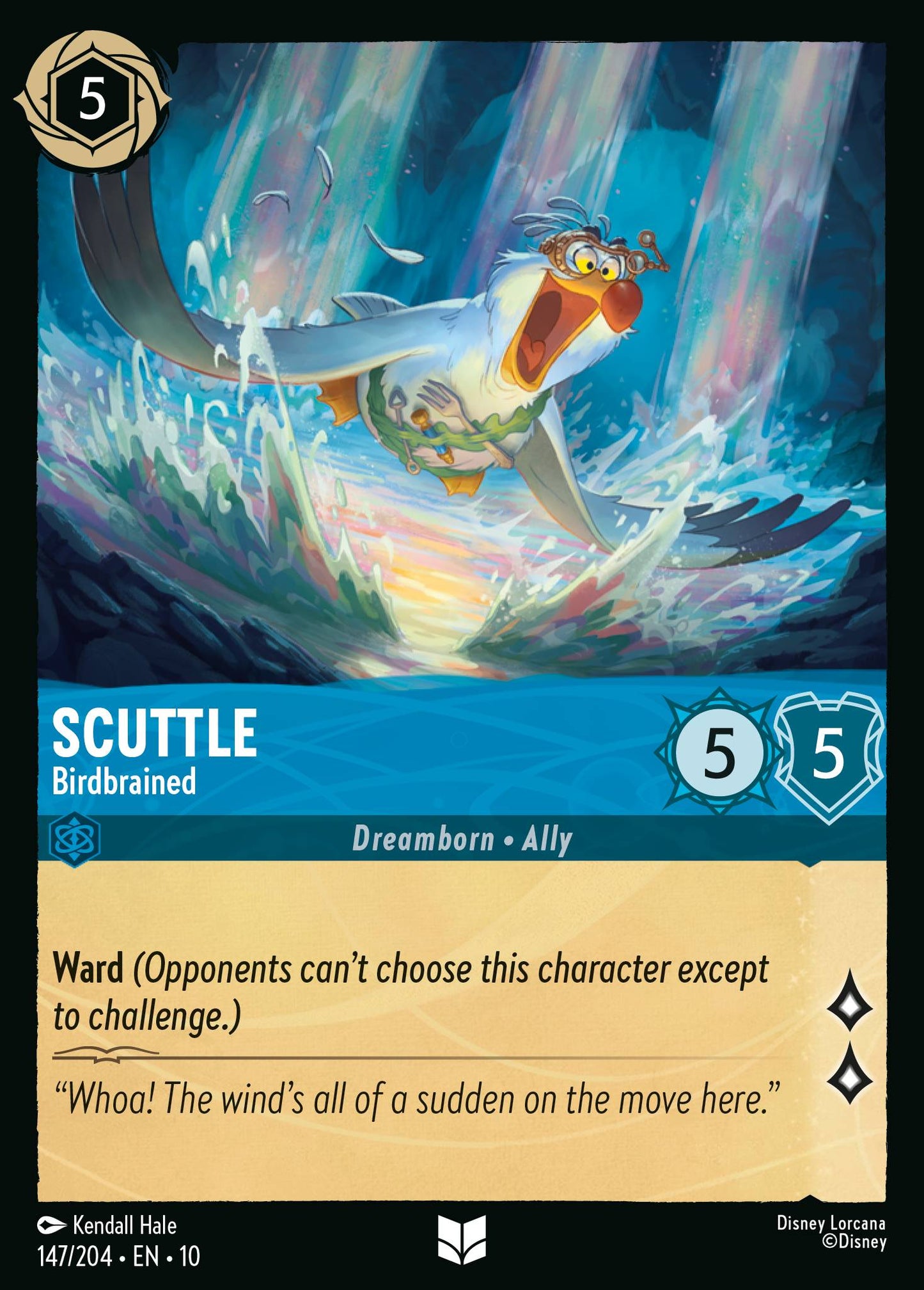 Scuttle - Birdbrained - Uncommon Lorcana Card