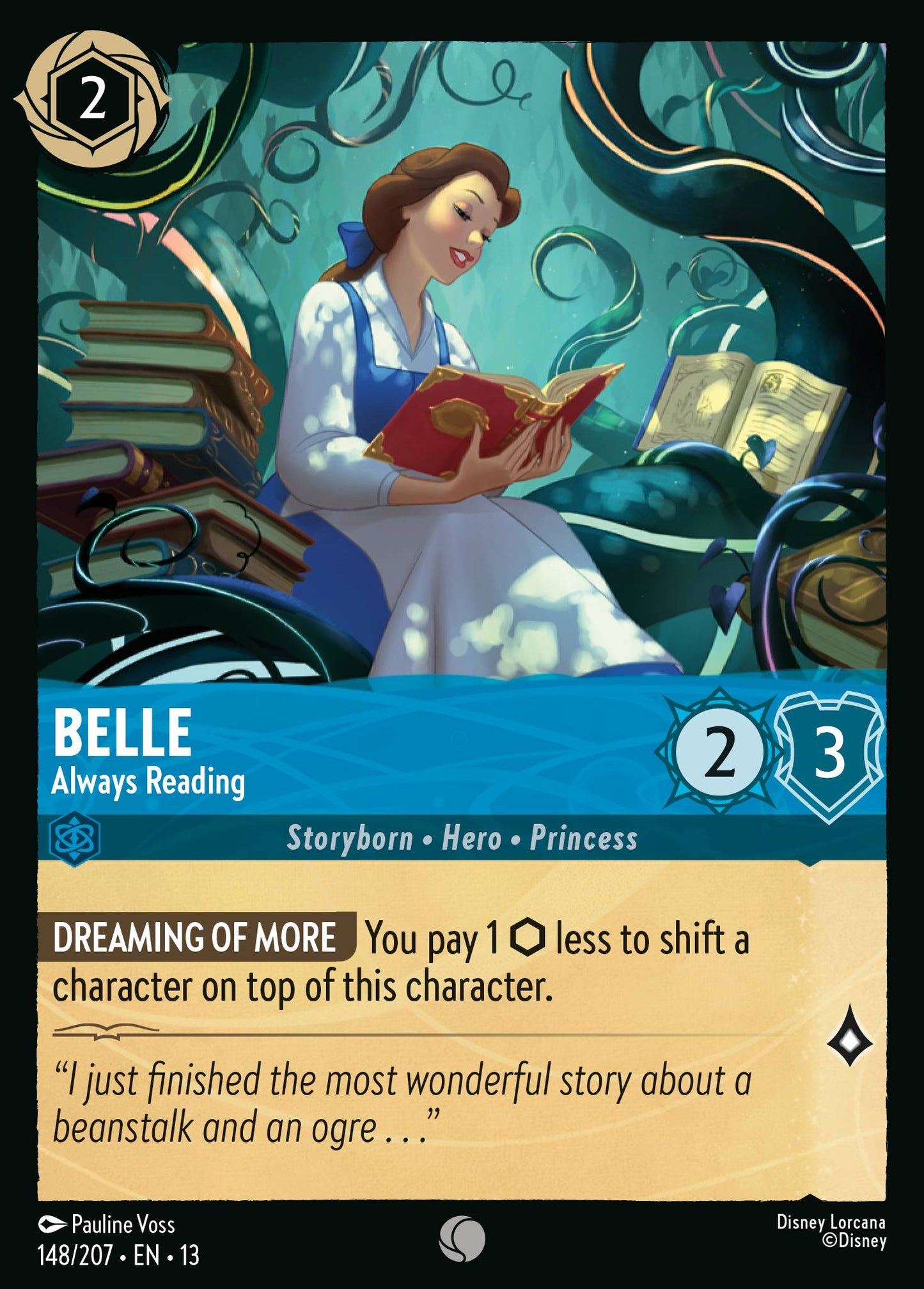 Belle - Always Reading - Disney Lorcana