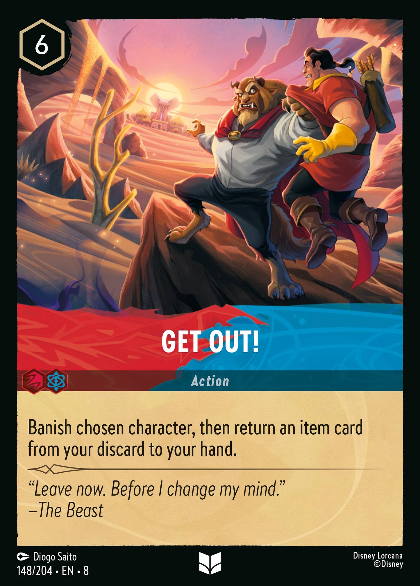 Get Out! - Uncommon Lorcana Card