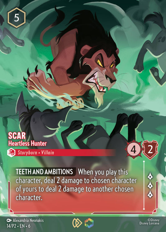 Scar - Heartless Hunter - Disney Lorcana Promo Cards - Holofoil