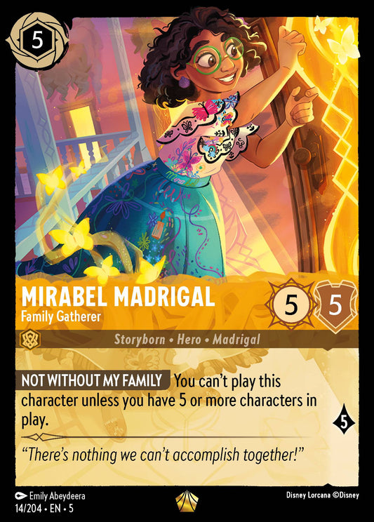 Mirabel Madrigal - Family Gatherer - Legendary Lorcana Card