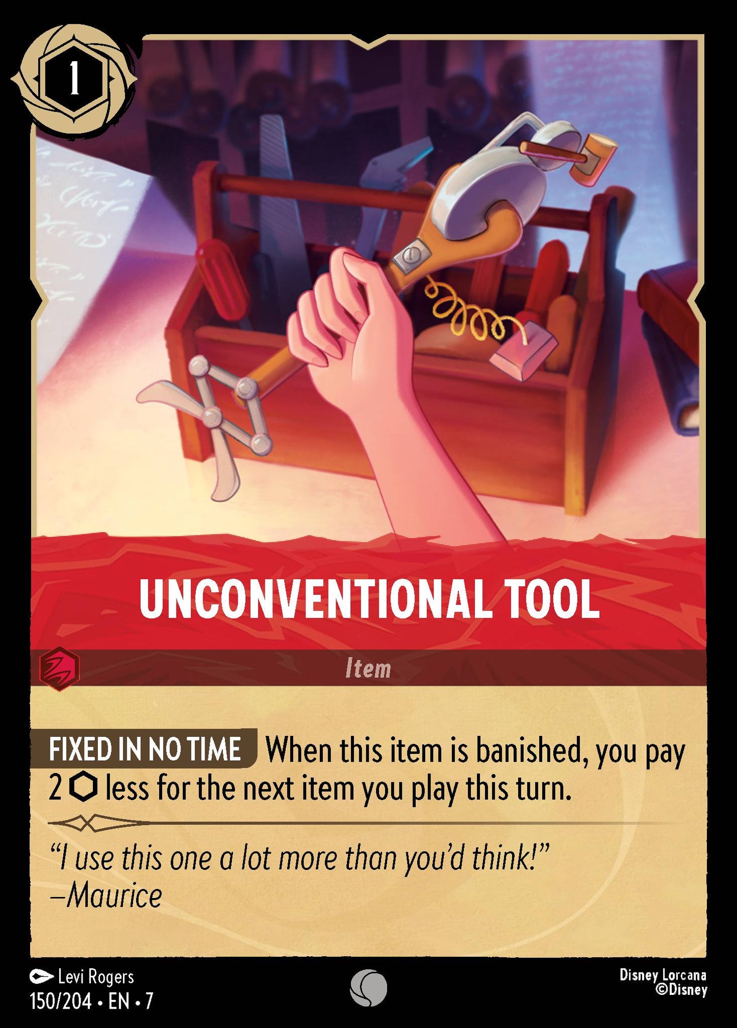 Unconventional Tool - Common Lorcana Card