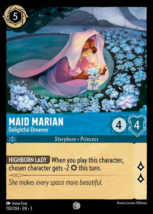 Maid Marian - Delightful Dreamer - Common Lorcana Card