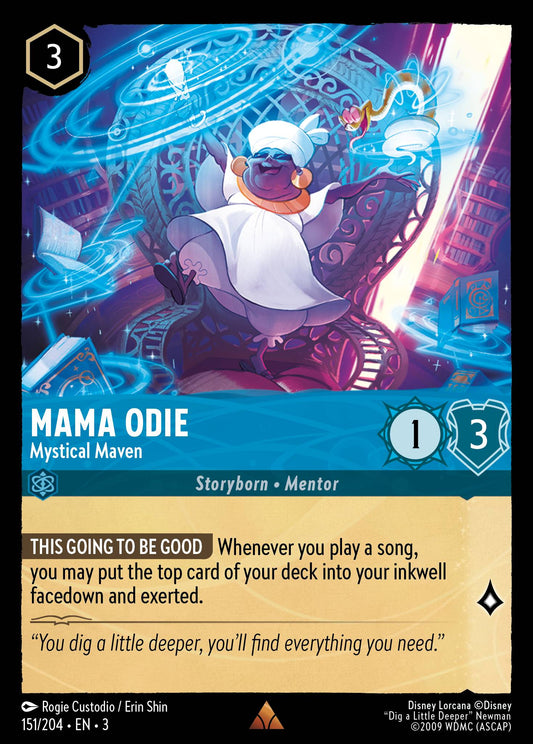 Mama Odie - Mystical Maven - Rare Lorcana Card