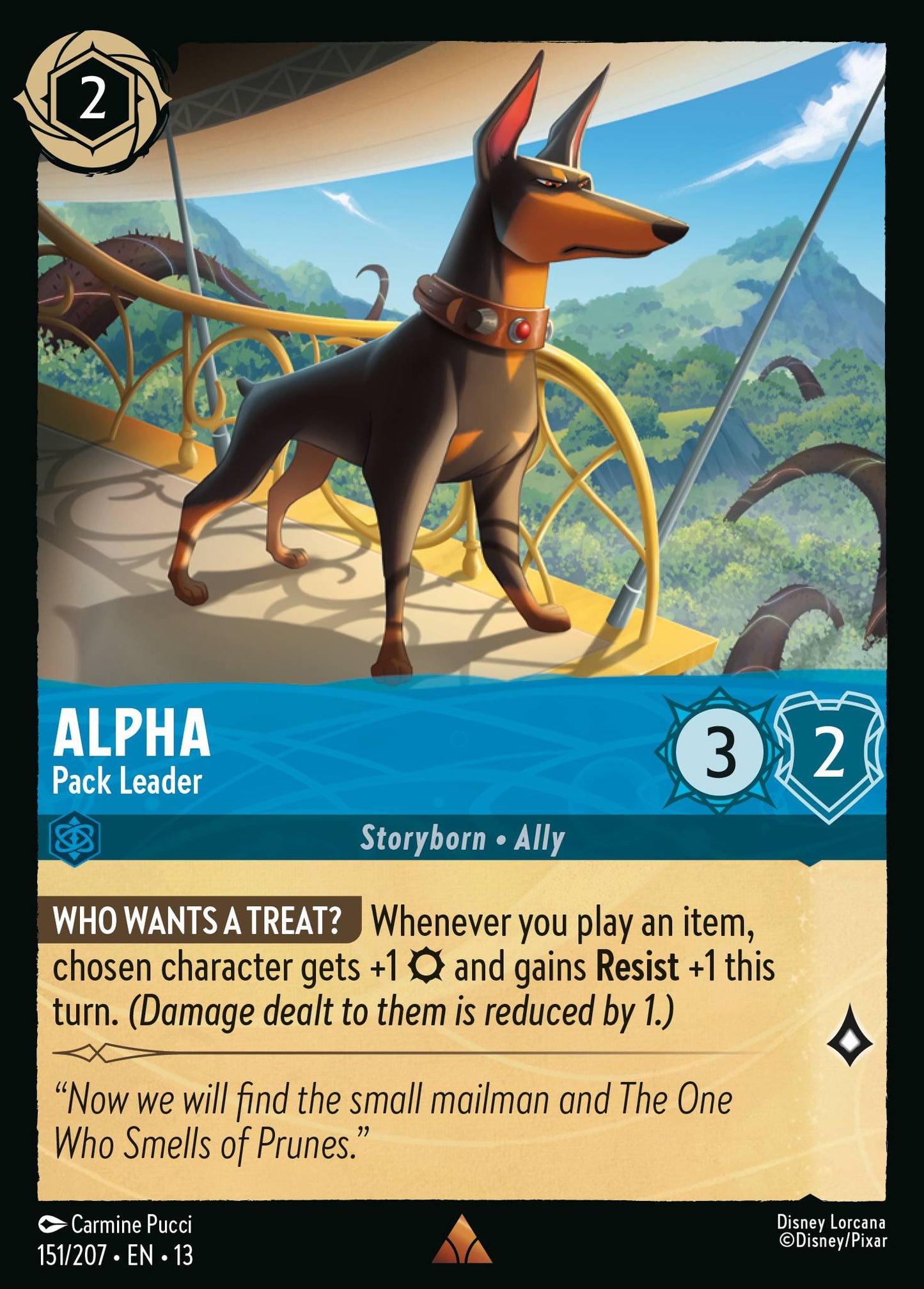 Alpha - Pack Leader - Rare Lorcana Card