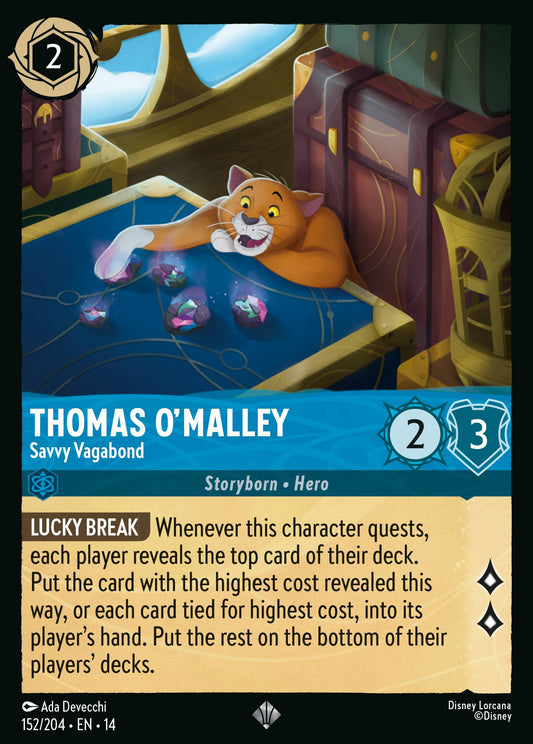 Thomas O'Malley - Savvy Vagabond - Super Rare Lorcana Card