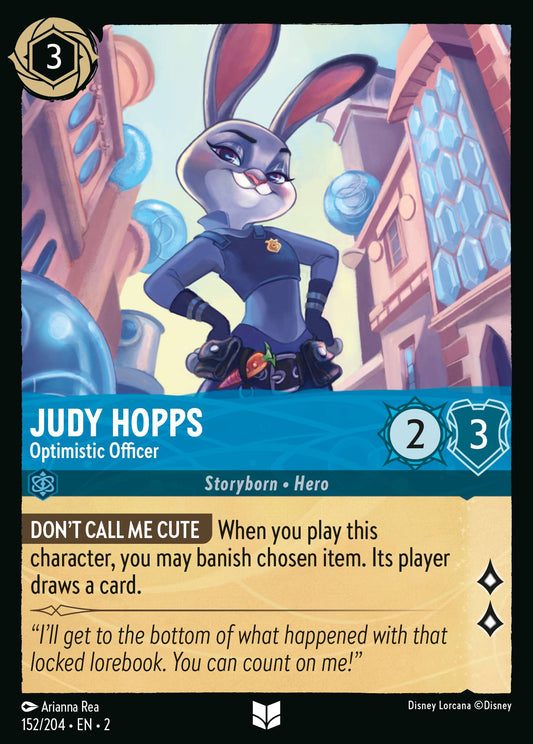 Judy Hopps - Optimistic Officer - Uncommon Lorcana Card