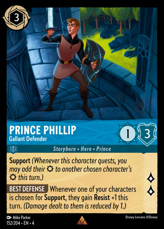 Prince Phillip - Gallant Defender - Rare Lorcana Card